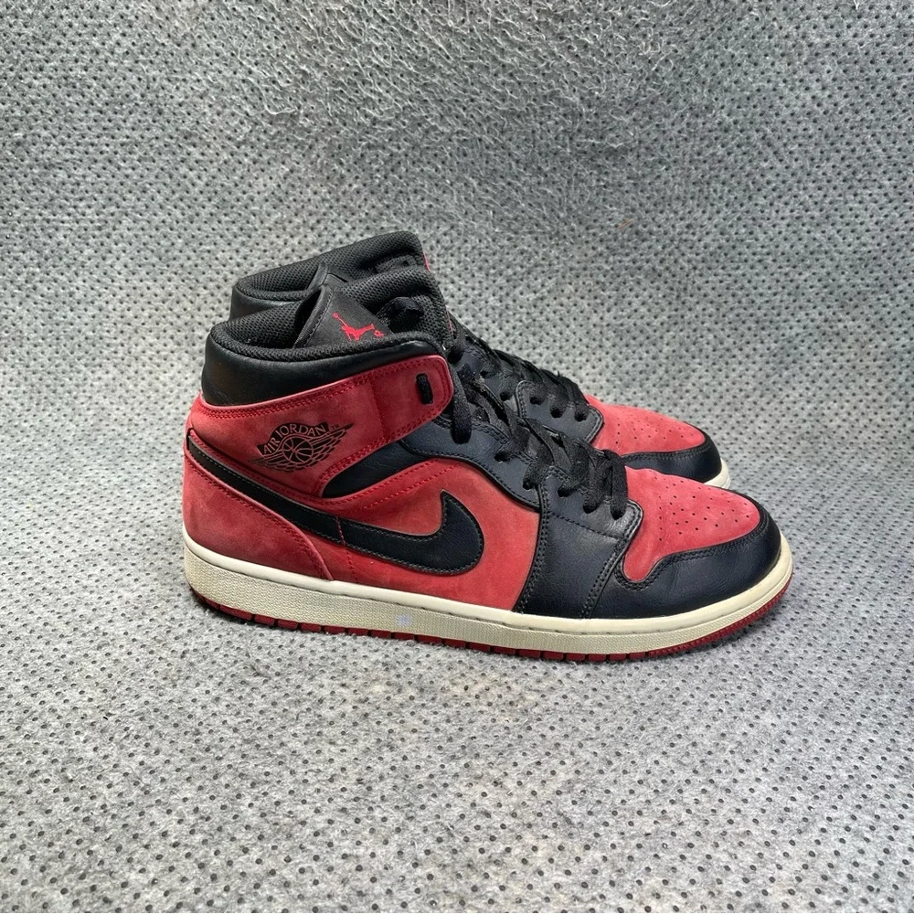 Nike Air Jordan 1 Mid Reverse Banned Shoes Size 11.5 Men’s